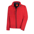 Red - Front - Result Mens Classic Soft Shell Jacket