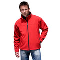 Red - Back - Result Mens Classic Soft Shell Jacket