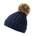 Light Grey - Front - Beechfield Baby Pom Pom Chunky Beanie