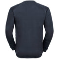 French Navy - Back - Russell Mens Spotshield Heavy Duty Crew Neck Sweatshirt