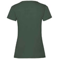 Bottle Green - Back - Fruit of the Loom Womens-Ladies Valueweight Heather Lady Fit T-Shirt