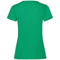 Kelly Green - Back - Fruit of the Loom Womens-Ladies Valueweight Heather Lady Fit T-Shirt