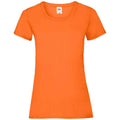 Orange - Front - Fruit of the Loom Womens-Ladies Valueweight Heather Lady Fit T-Shirt