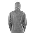 Grey Marl - Back - Spiro Mens Hooded Hoodie