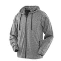 Grey Marl - Front - Spiro Mens Hooded Hoodie