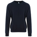 New French Navy - Front - Awdis Mens Graduate Heavyweight Sweatshirt