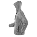 Grey Marl - Side - Spiro Womens-Ladies Hooded Jacket