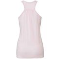 Soft Pink - Back - Bella + Canvas Womens-Ladies Flowy Racerback Tank Top