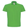 Real Green - Front - B&C Mens ID.001 Cotton Polo Shirt