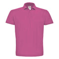 Fuchsia - Front - B&C Mens ID.001 Cotton Polo Shirt