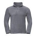 Convoy Grey - Front - Russell Mens Quarter Zip Fleece Top