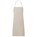 Natural - Front - Premier Unisex Adult Artisan's Choice Canvas Double Pocket Apron