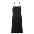 Black - Front - Premier Unisex Adult Artisan's Choice Canvas Double Pocket Apron