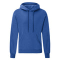 Heather Royal - Front - Fruit of the Loom Mens Classic Heather Hoodie