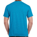 Sapphire Blue Heather - Back - Gildan Mens Heavy Cotton T-Shirt