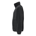 Black - Side - Burnside Polar Fleece Full-Zip Jacket