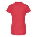 Heather Red - Back - Tultex Women's 50-50 Sport Polo