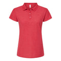 Heather Red - Front - Tultex Women's 50-50 Sport Polo