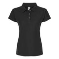 Black - Front - Tultex Women's 50-50 Sport Polo