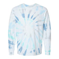 Glacier - Front - Colortone Tie-Dyed Long Sleeve T-Shirt