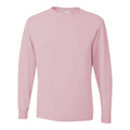 Classic Pink - Front - JERZEES Dri-Power Long Sleeve 50-50 T-Shirt