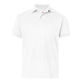 White - Front - Hanes Youth Ecosmart Jersey Polo