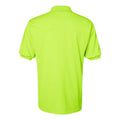 Safety Green - Back - JERZEES SpotShield 50-50 Polo