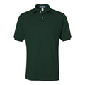 Forest Green - Front - JERZEES SpotShield 50-50 Polo