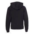 Black - Back - Independent Trading Co. Youth Midweight Full-Zip Hooded Sweatshirt