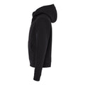 Black - Side - Independent Trading Co. Youth Midweight Full-Zip Hooded Sweatshirt