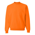 Safety Orange - Front - JERZEES NuBlend Crewneck Sweatshirt