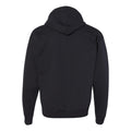 Black - Back - Hanes Ecosmart Full-Zip Hooded Sweatshirt