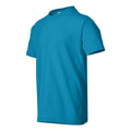 Teal - Side - Hanes Ecosmart Youth T-Shirt