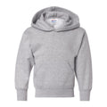 Light Steel - Front - Hanes Ecosmart Youth Hooded Sweatshirt