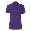 Deep Purple - Back - JERZEES Women's Spotshield 50-50 Polo