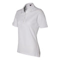 White - Side - JERZEES Women's Spotshield 50-50 Polo