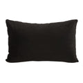 Black-Multicoloured - Back - Something Different Dark Forest Rectangular Filled Cushion