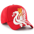 Grey-Red - Back - Liverpool FC Liver Bird Baseball Cap