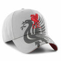 Grey-Red - Pack Shot - Liverpool FC Liver Bird Baseball Cap