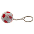 Red-White - Back - Liverpool FC Crest Ball Keyring