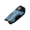 Blue-Black - Front - Manchester City FC Childrens-Kids Slip-In Shin Guards