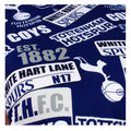 Navy-White - Back - Tottenham Hotspur FC Childrens-Kids Official Patch Football Crest Duvet Set