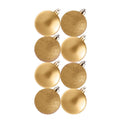 Champagne - Front - Glitter Christmas Bauble (Pack of 8)