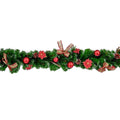 Red-Green - Back - Premier Christmas Dressed Garland