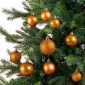 Amber - Back - Kaemingk Shatterproof Bauble (Pack of 30)