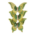 Olive Green - Front - Premier Butterfly Decoration (Pack of 3)