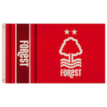 Red-White - Front - Nottingham Forest FC Crest Flag