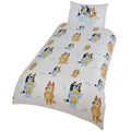 White-Blue-Orange - Back - Bluey Duvet Cover Set