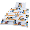 White-Blue-Orange - Lifestyle - Bluey Duvet Cover Set