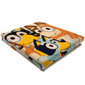 White-Blue-Orange - Close up - Bluey Duvet Cover Set